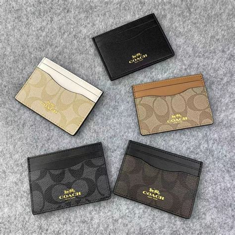 coach card holder original|coach card holder for women.